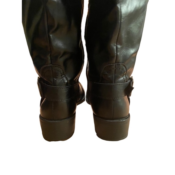 Arizona Jean Company (8.5M) Women’s Riding Boots Black and Brown Knee High - Picture 3 of 8